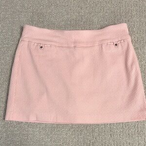 Attyre Pink Textured Mini Skort